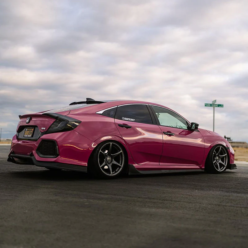 High Glossy Ruby Star Vinyl Wrap - Image 5