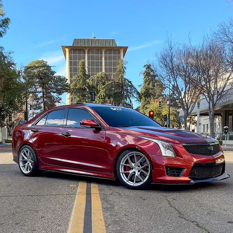 Glossy Metallic Rufous Red Vinyl Wrap - Image 2