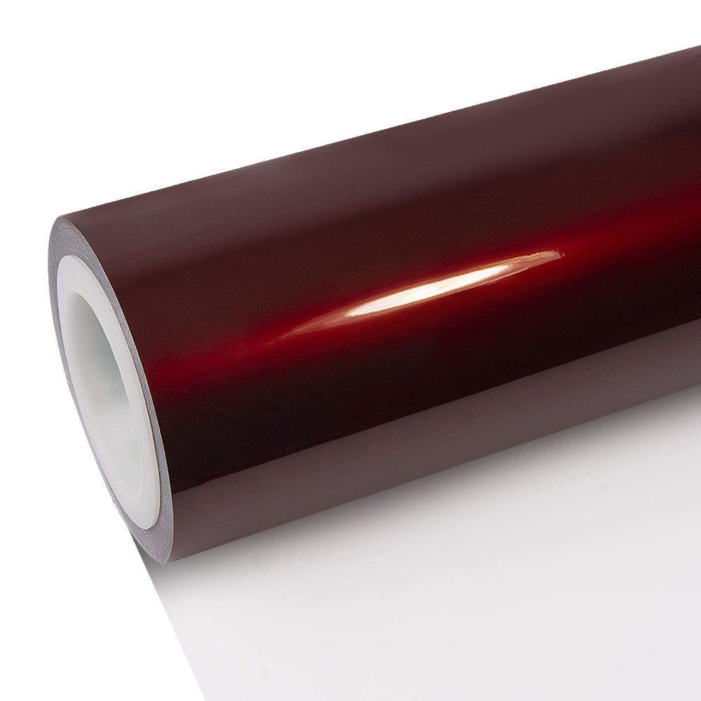 Glossy Metallic Rufous Red Vinyl Wrap - Image 7