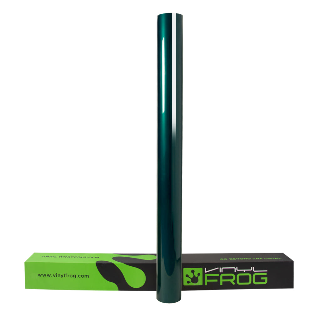 Glossy Metallic Spanish Viridian Vinyl Wrap - Image 11