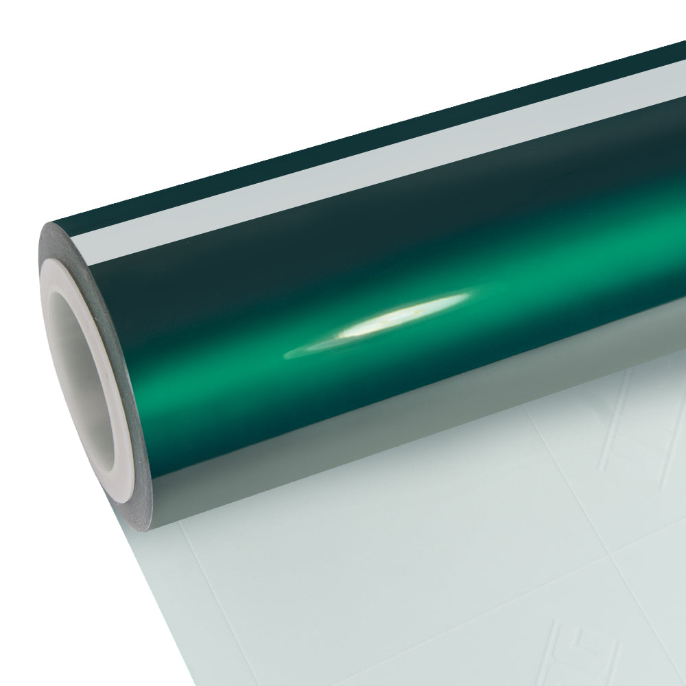 Glossy Metallic Spanish Viridian Vinyl Wrap - Image 7