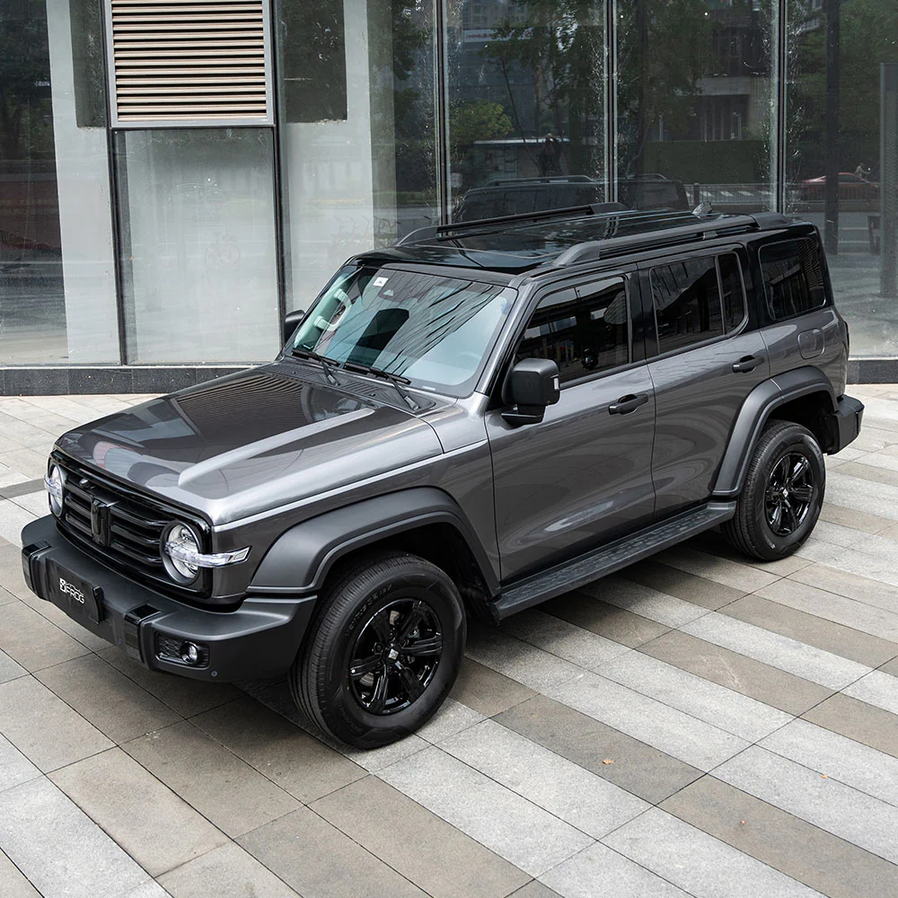 Glossy Metallic Stone Gray Vinyl Wrap - Image 2