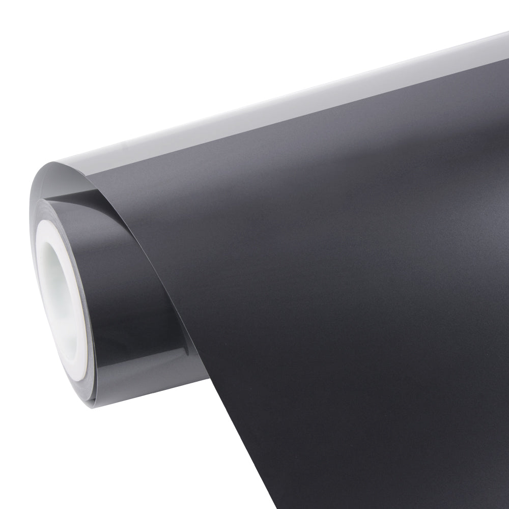 Glossy Metallic Stone Gray Vinyl Wrap - Image 5