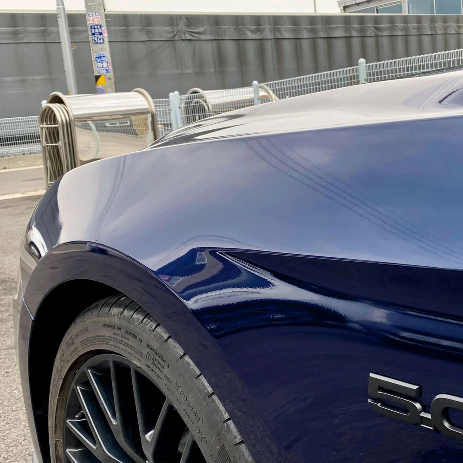Glossy Metallic Tanzanite Blue Color PPF (Paint Protection Film) - Image 8