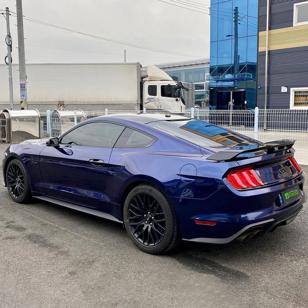 Glossy Metallic Tanzanite Blue Vinyl Wrap - Image 5