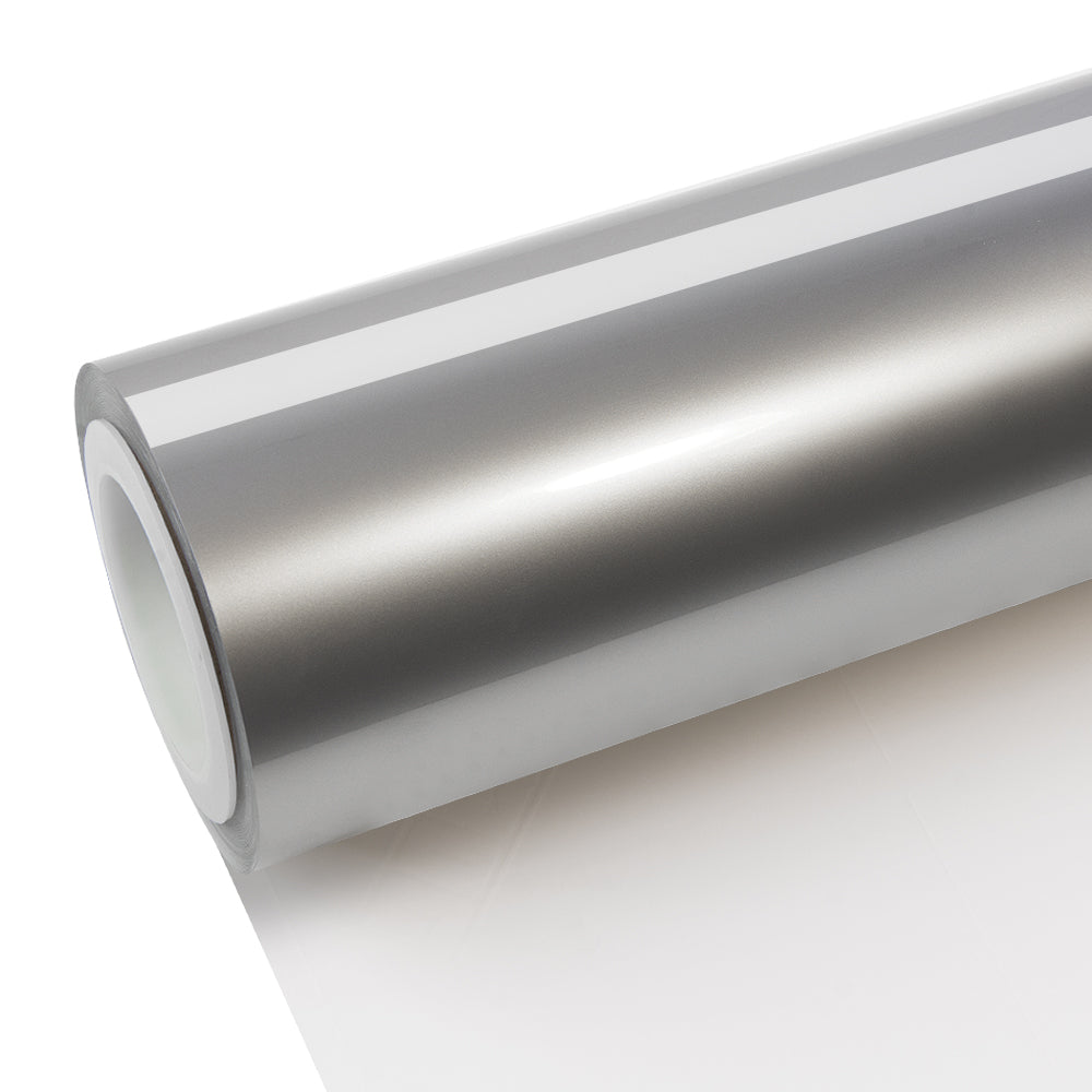 Glossy Metallic Unicorn Silver Vinyl Wrap - Image 10
