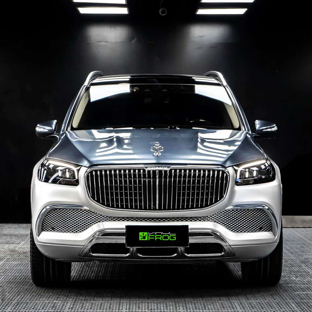 Glossy Metallic Unicorn Silver Vinyl Wrap - Image 7