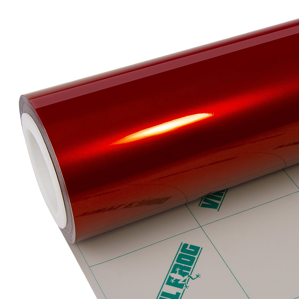 Glossy Metallic Vampire Red Vinyl Wrap - Image 10