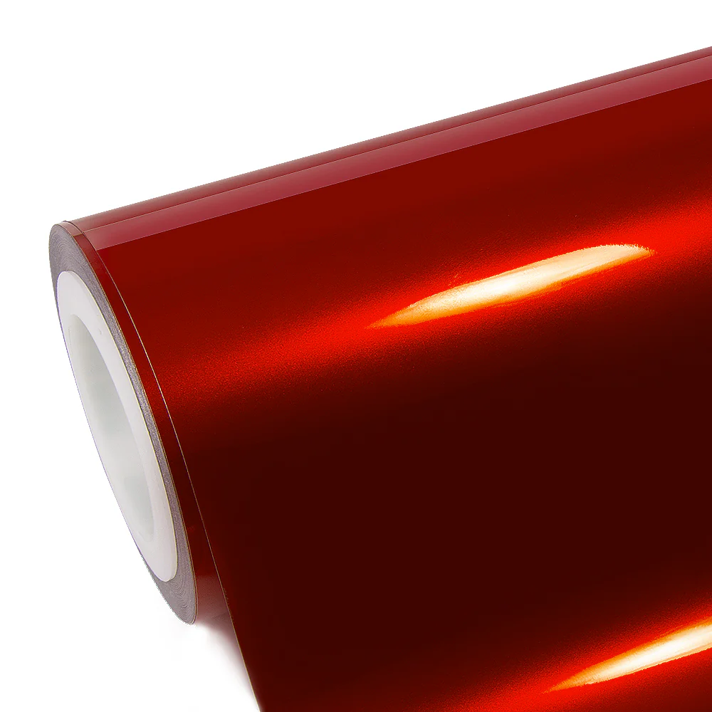 Glossy Metallic Vampire Red Vinyl Wrap - Image 11