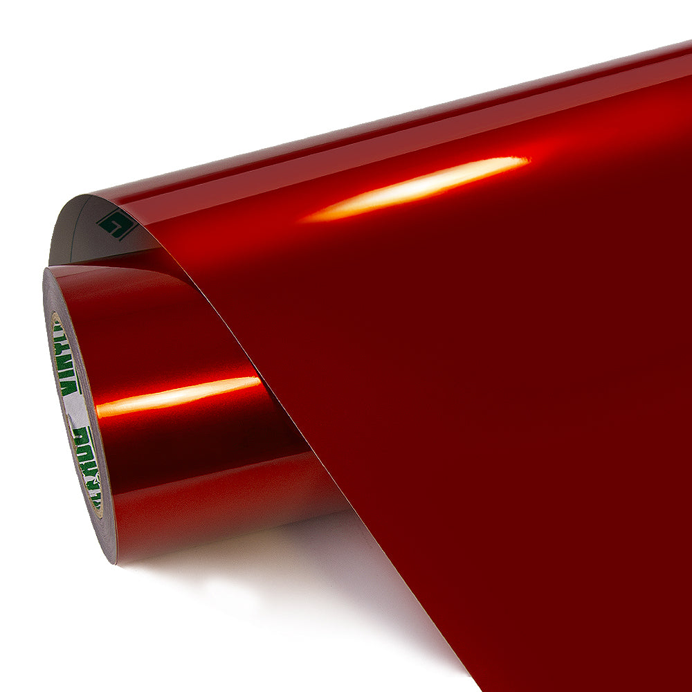 Glossy Metallic Vampire Red Vinyl Wrap - Image 12
