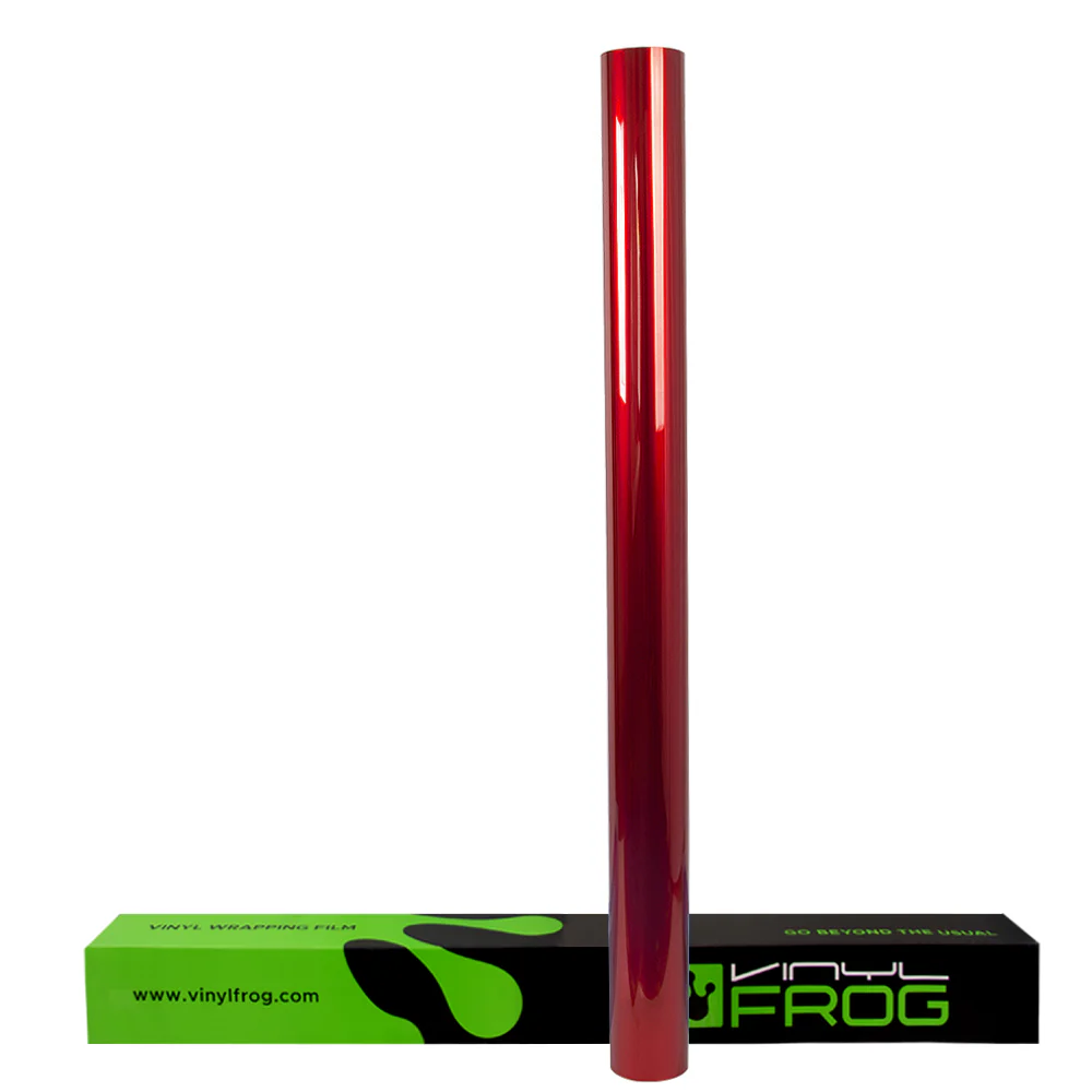 Glossy Metallic Vampire Red Vinyl Wrap - Image 13