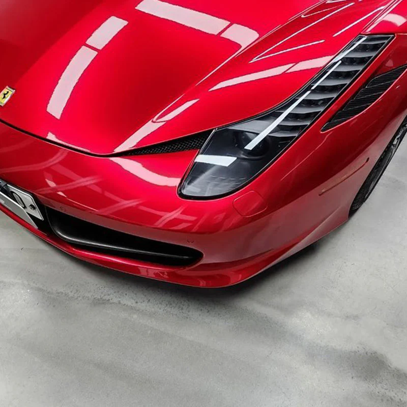 Glossy Metallic Vampire Red Vinyl Wrap - Image 7