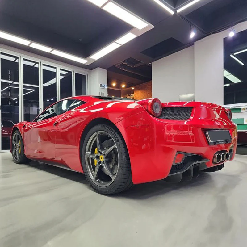 Glossy Metallic Vampire Red Vinyl Wrap - Image 9