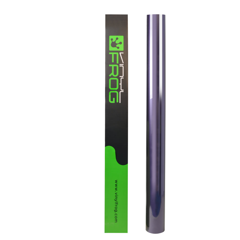Glossy Metallic Violet Gray Vinyl Wrap - Image 11