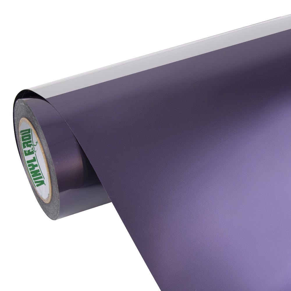 Glossy Metallic Violet Gray Vinyl Wrap - Image 8