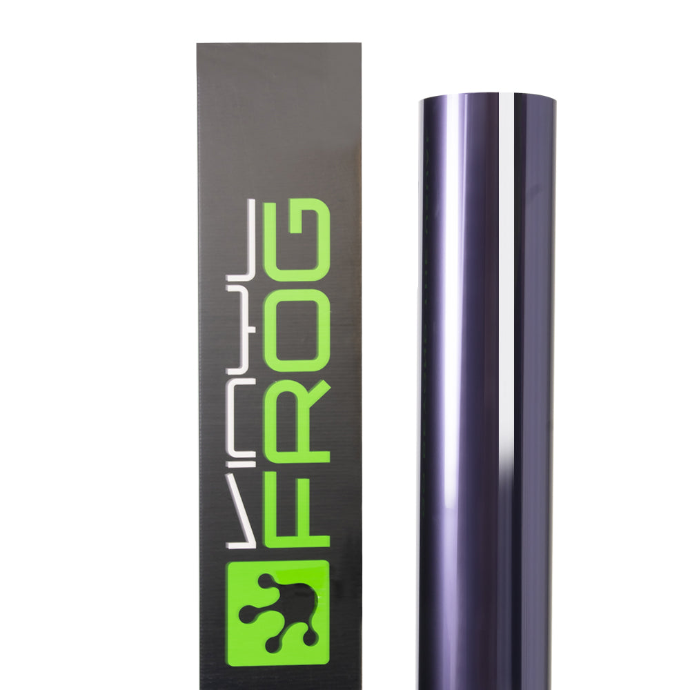 Glossy Metallic Violet Gray Vinyl Wrap - Image 9