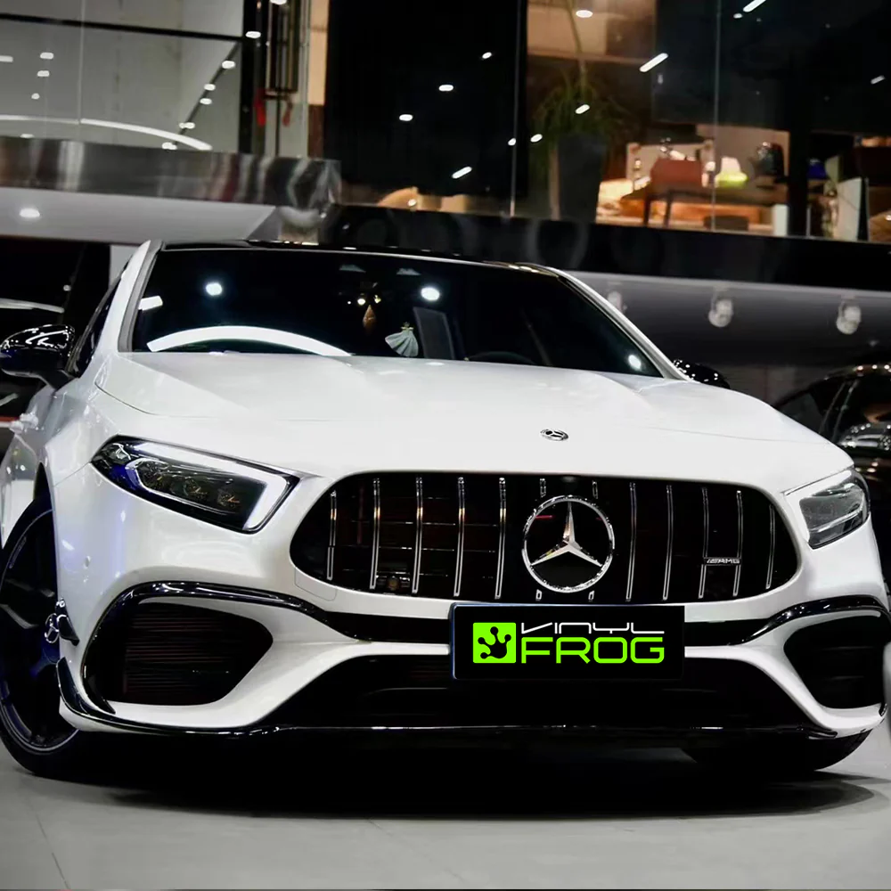 Glossy Pearl White Vinyl Wrap - Image 3