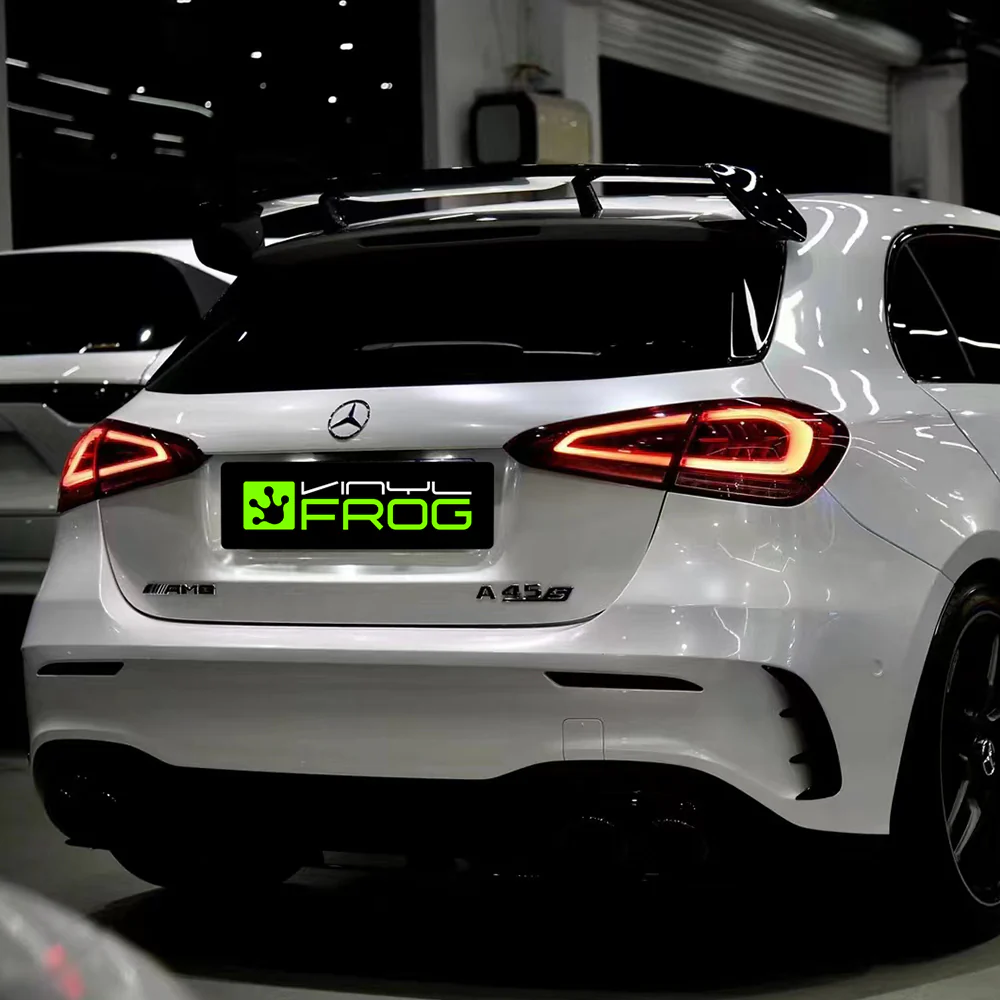 Glossy Pearl White Vinyl Wrap - Image 4