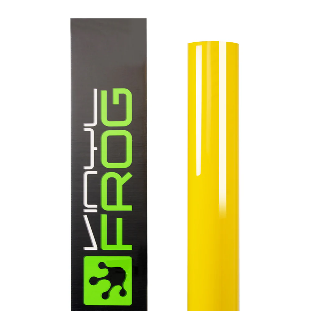High Glossy Racing Yellow Vinyl Wrap - Image 10