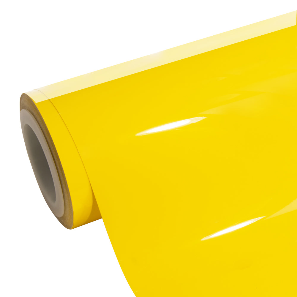 High Glossy Racing Yellow Vinyl Wrap - Image 6