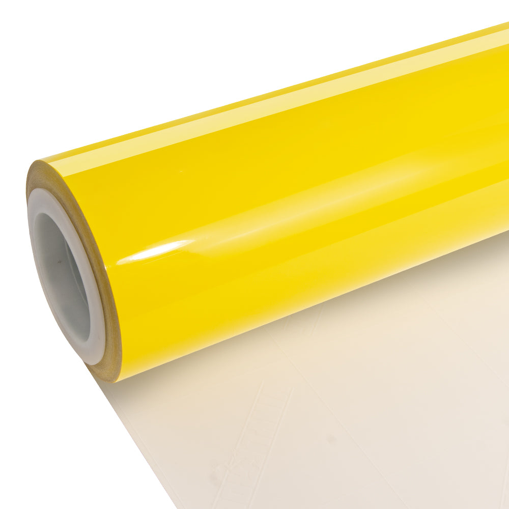 High Glossy Racing Yellow Vinyl Wrap - Image 8