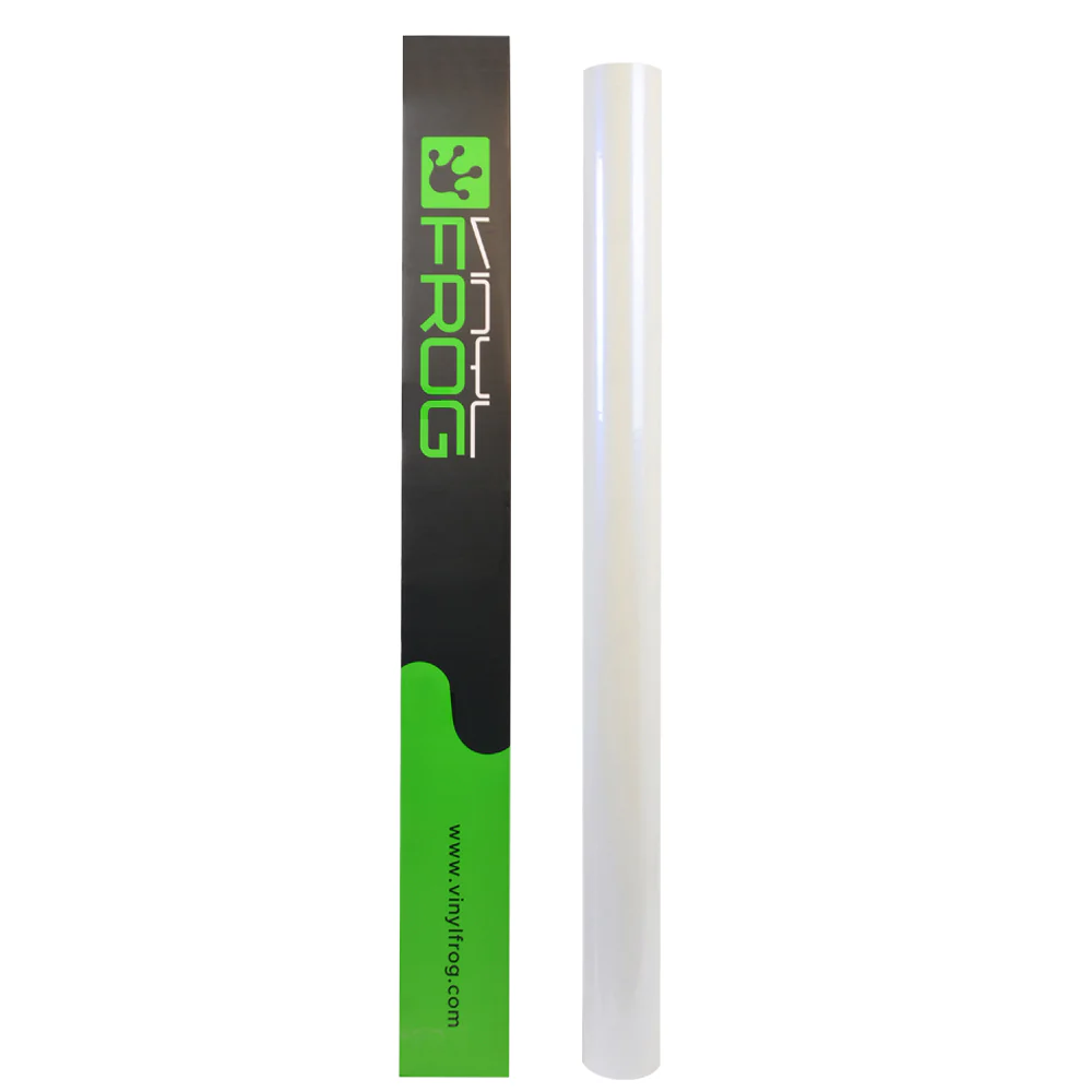 Glossy White Blue Vinyl Wrap - Image 10