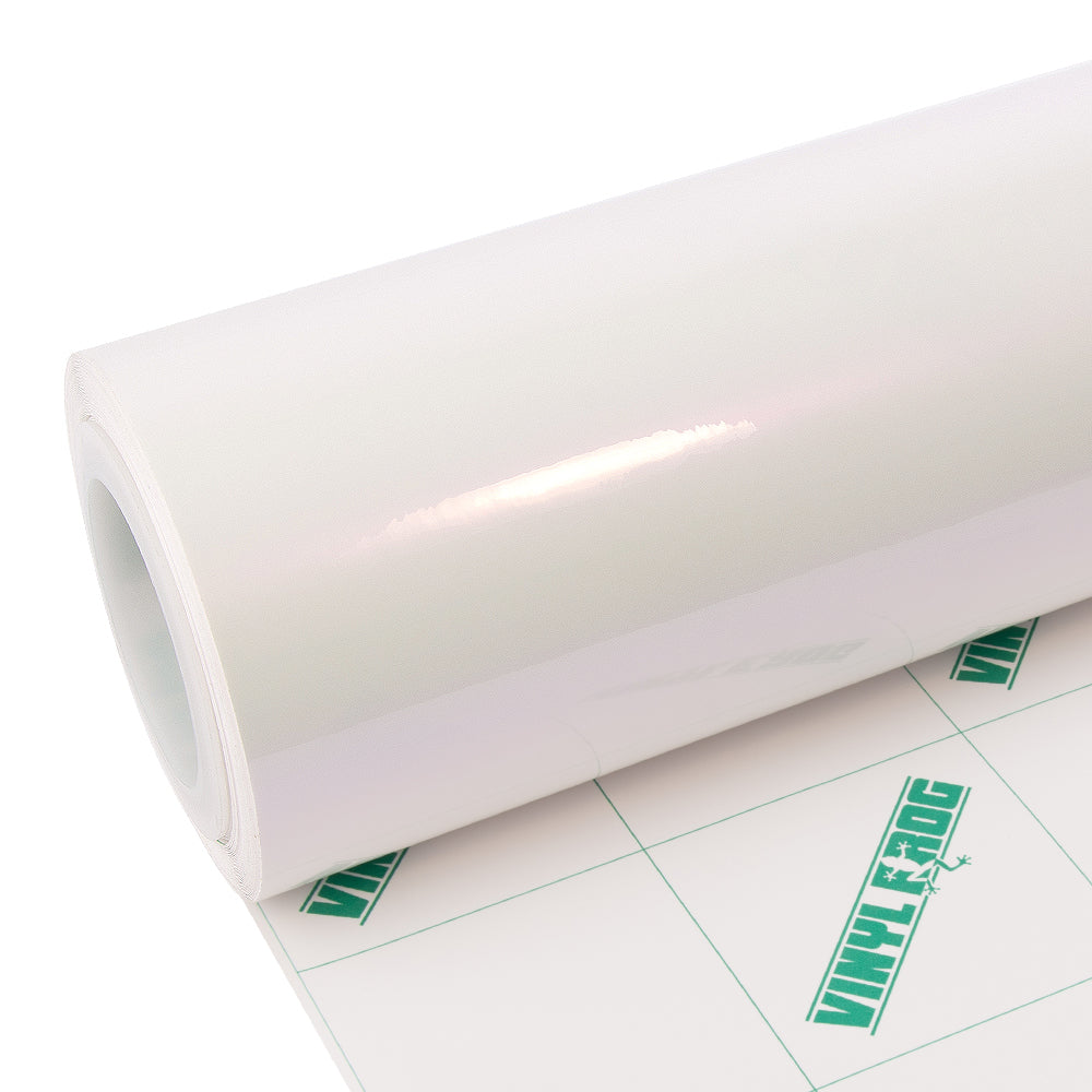 Glossy White Purple Vinyl Wrap - Image 3