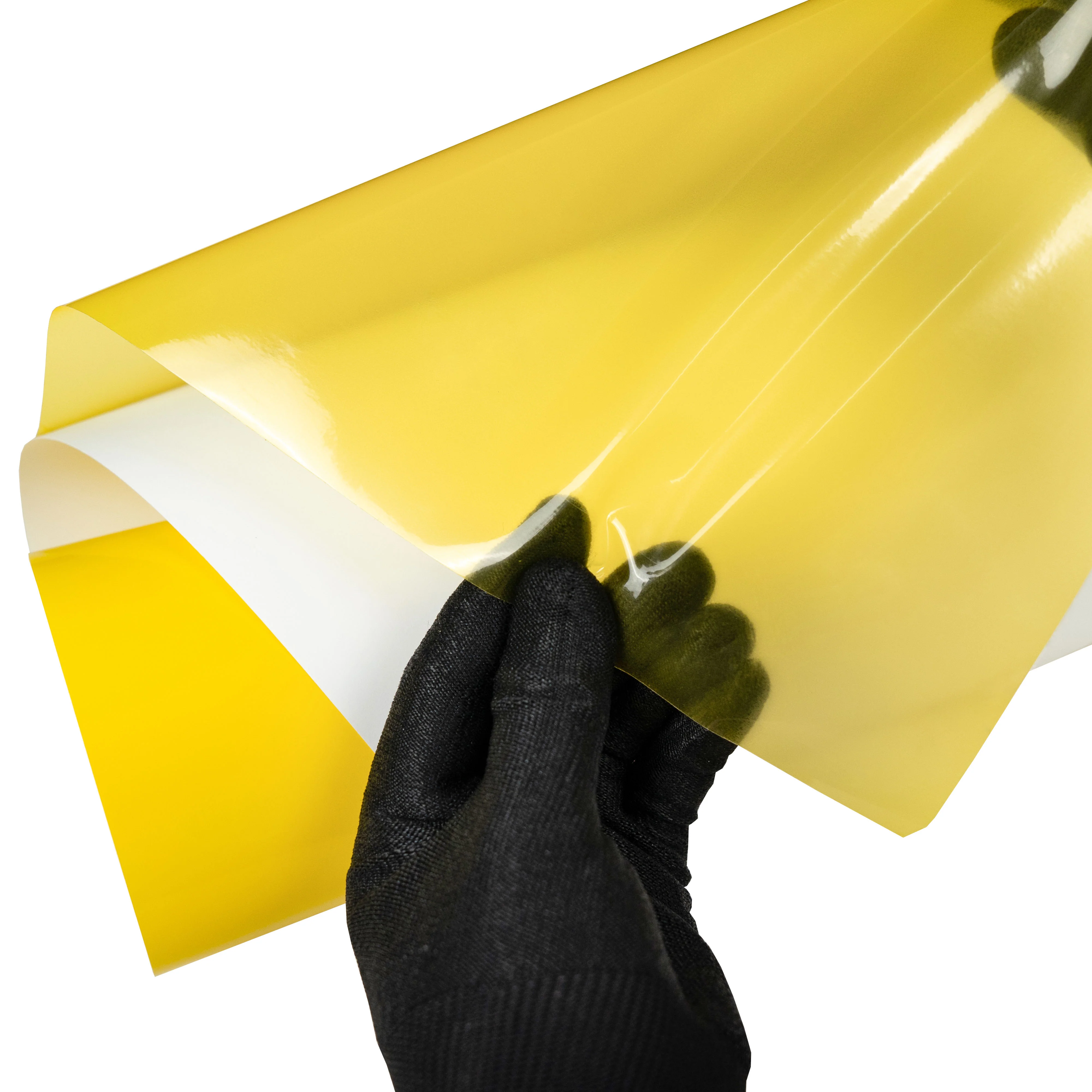 Golden Yellow Headlight Film with Air Channel Paper Liner - Image 11