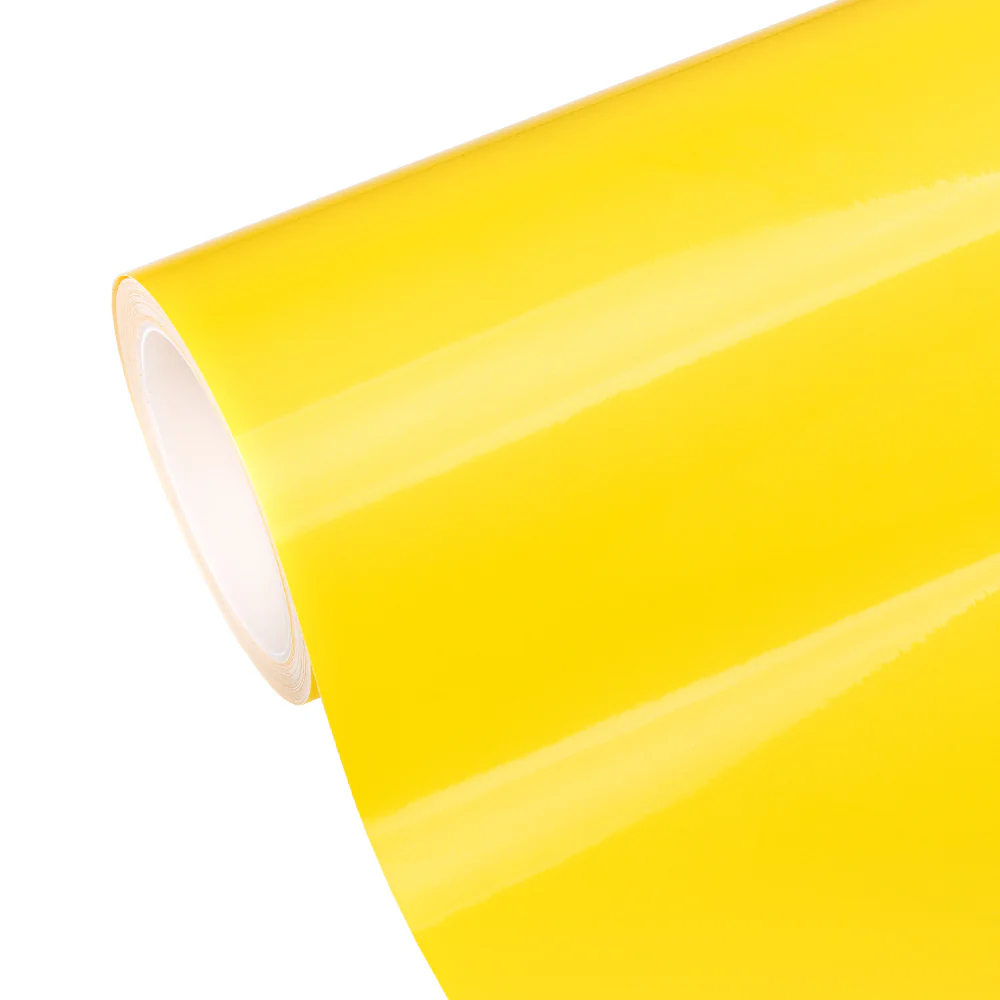 Golden Yellow Headlight Film with Air Channel Paper Liner - Image 12