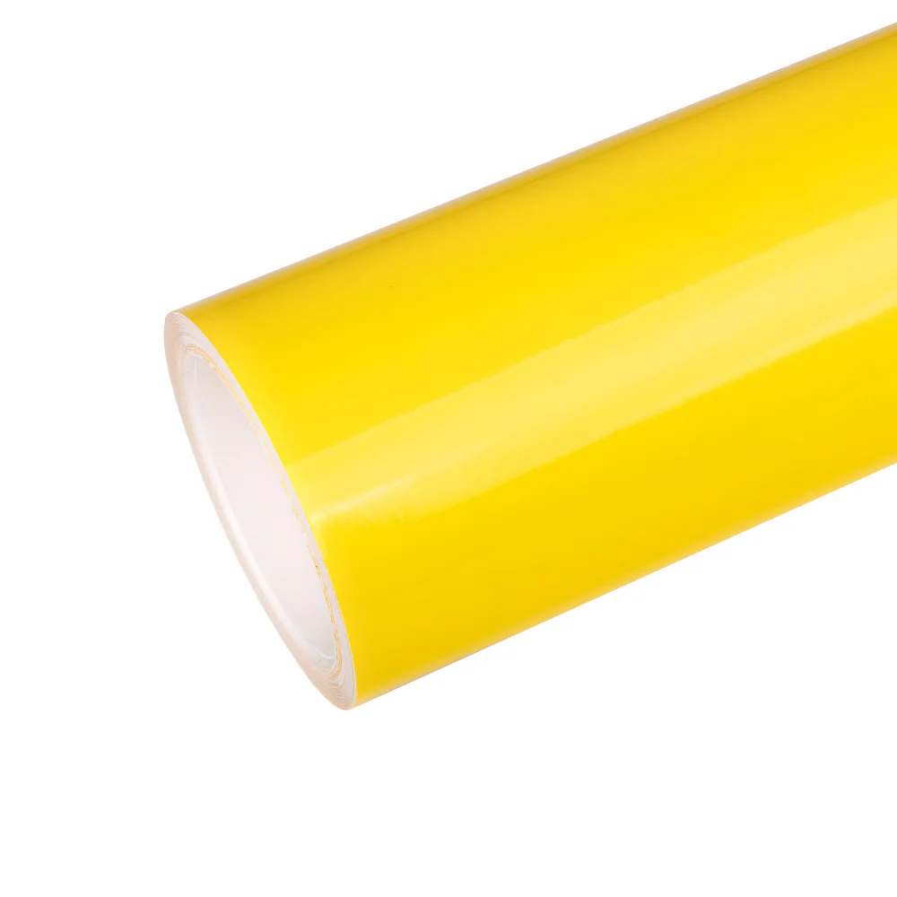 Golden Yellow Headlight Film with Air Channel Paper Liner - Image 15
