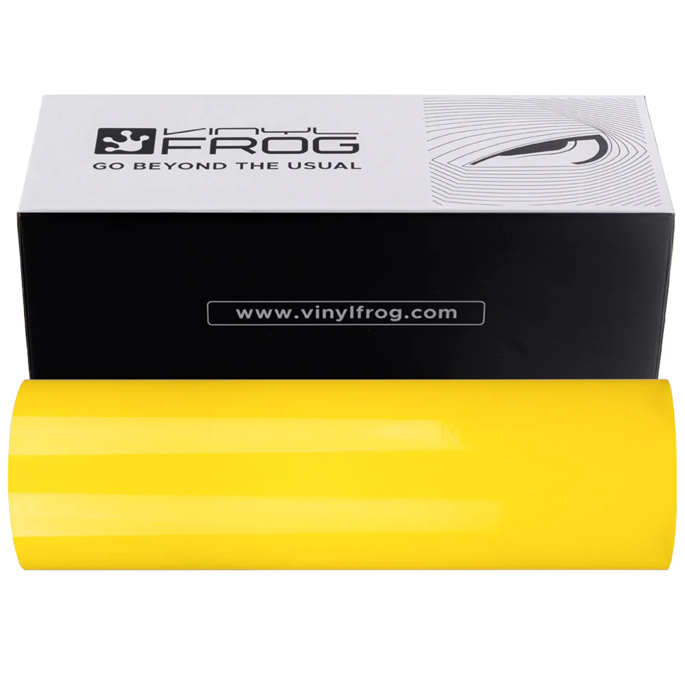 Golden Yellow Headlight Film with Air Channel Paper Liner - Image 20