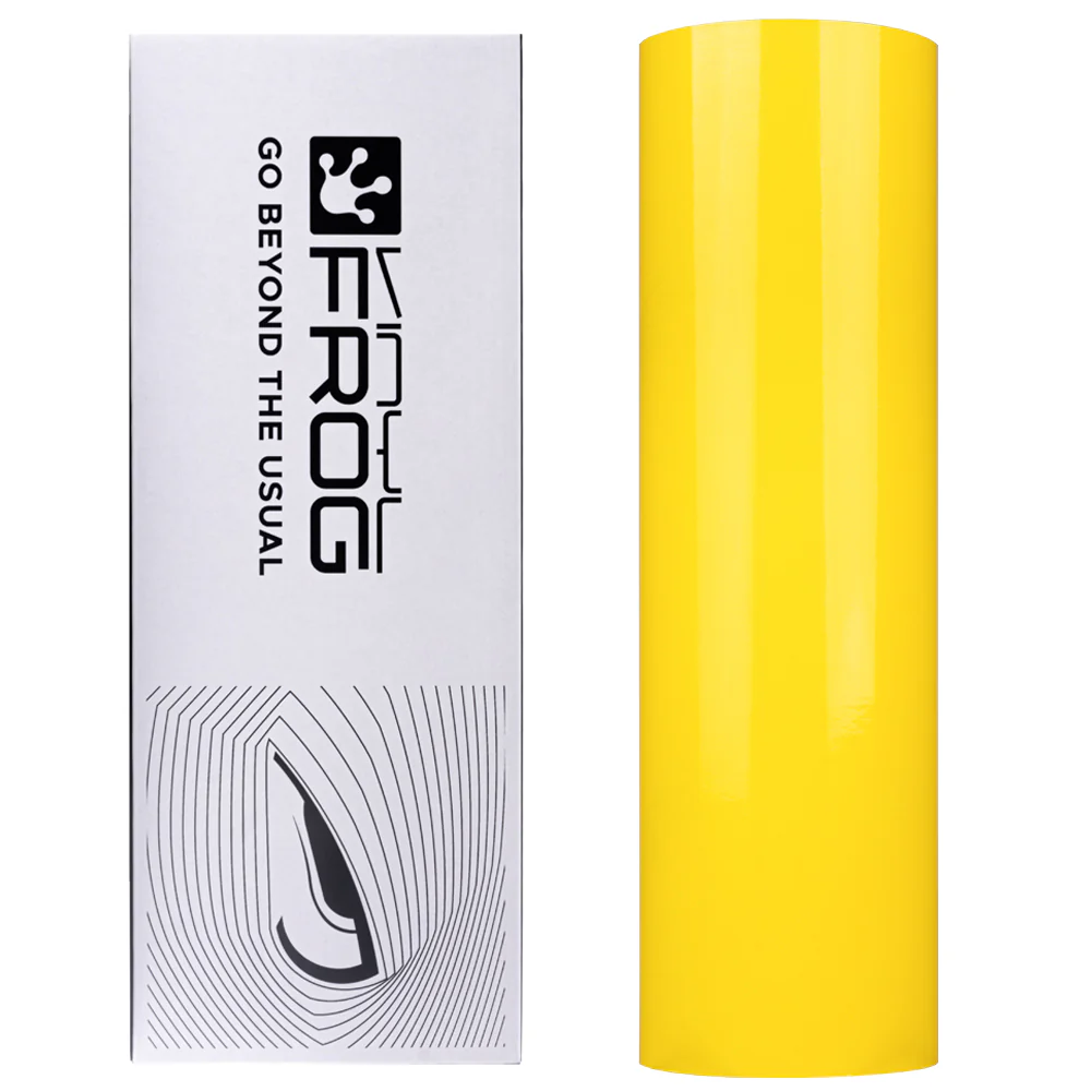 Golden Yellow Headlight Film with Air Channel Paper Liner - Image 21