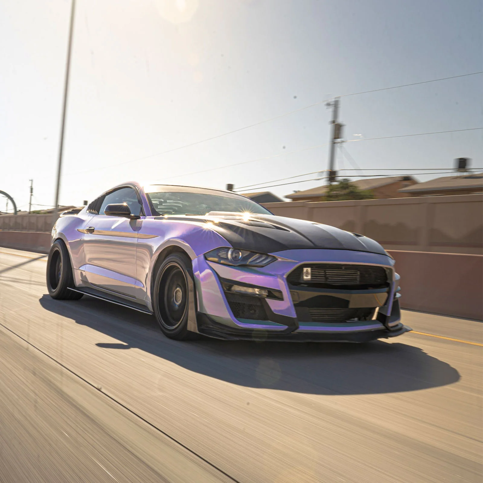 Candy Metallic Gray Purple Color PPF (Paint Protection Film) - Image 3