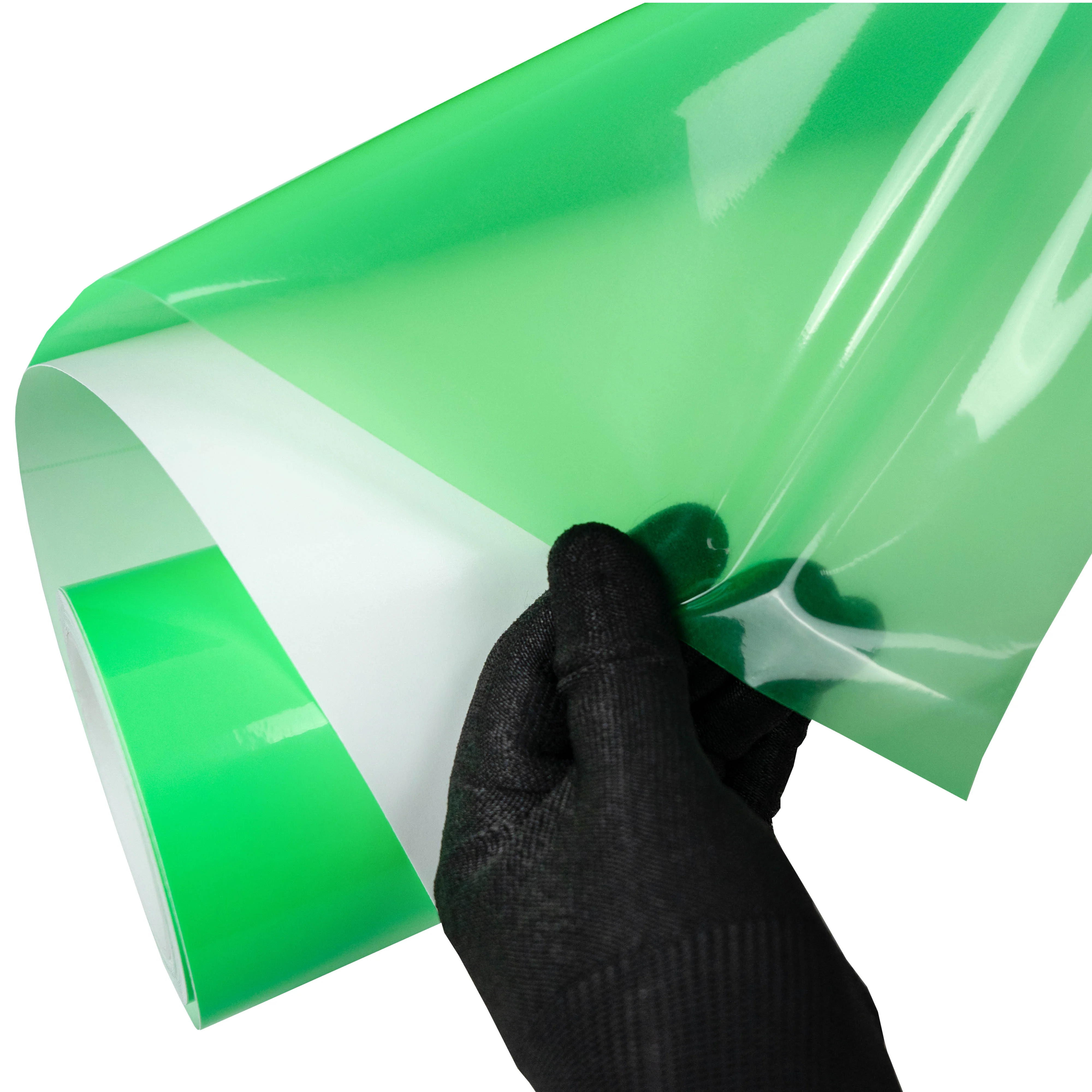 Green Headlight Film With Air Channel Paper Liner - Image 11