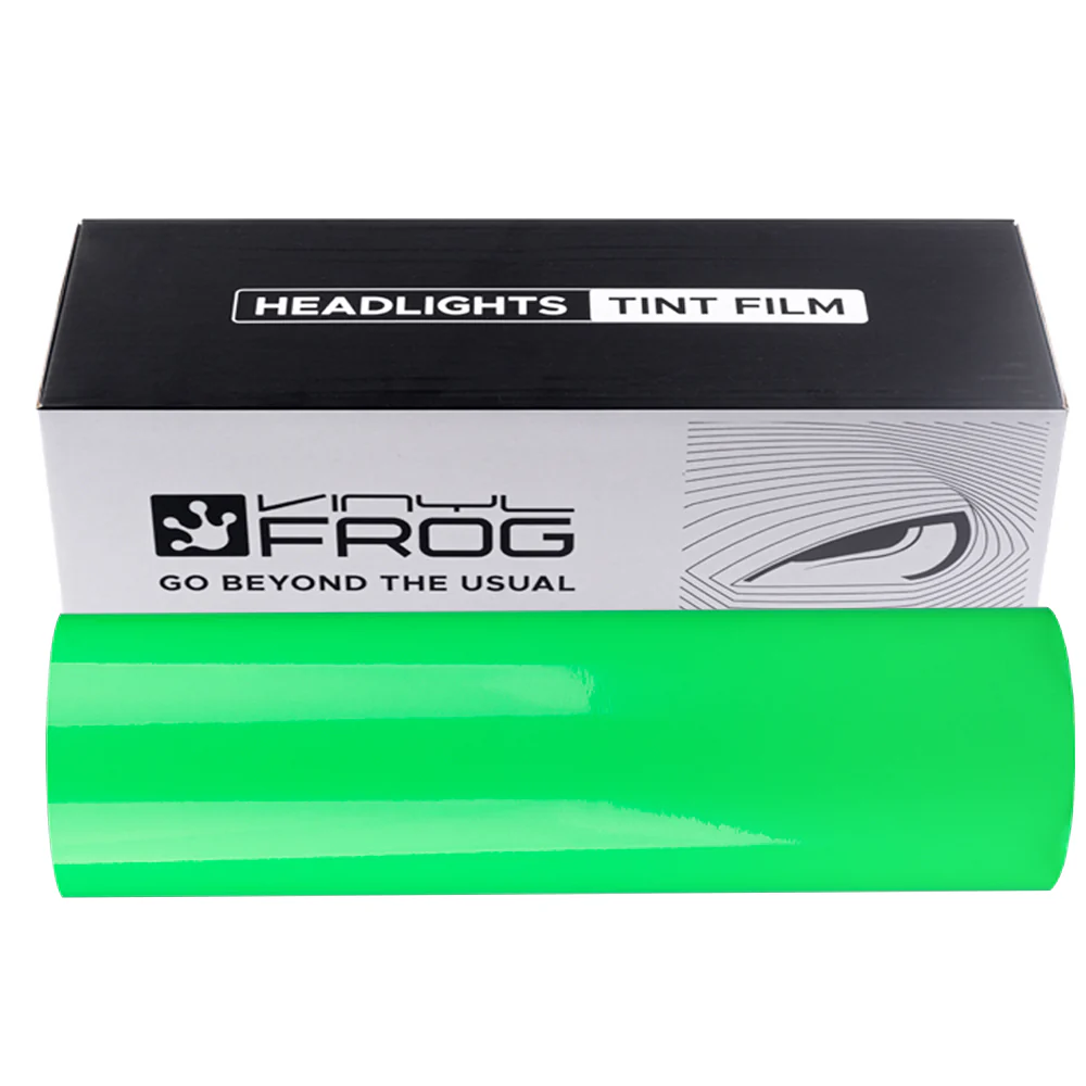 Green Headlight Film With Air Channel Paper Liner - Image 19