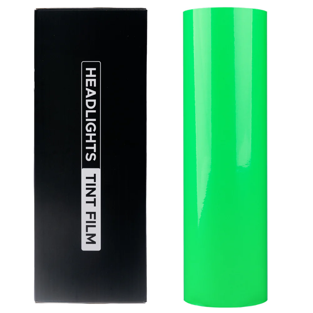 Green Headlight Film With Air Channel Paper Liner - Image 21