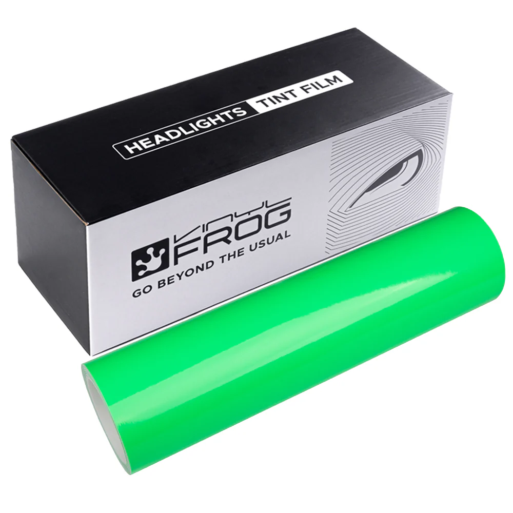 Green Headlight Film With Air Channel Paper Liner - Image 23