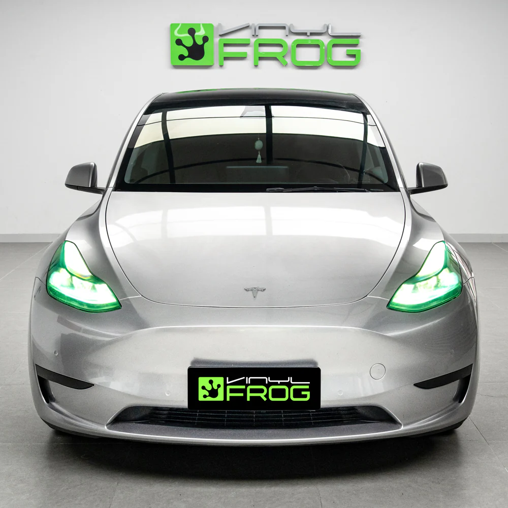 Green Headlight Film With Air Channel Paper Liner - Image 6