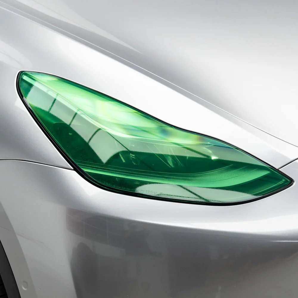 Green Headlight Film With Air Channel Paper Liner - Image 9