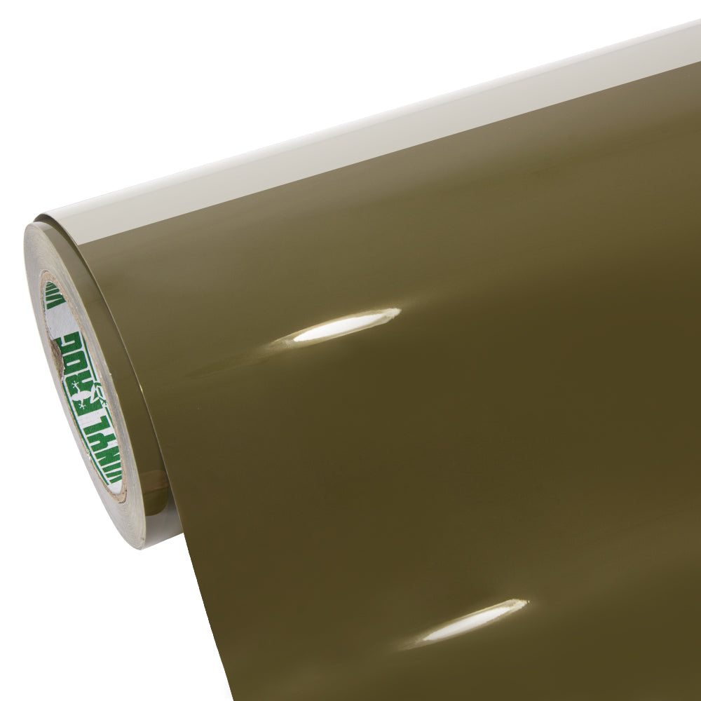 High Glossy Army Green Vinyl Wrap - Image 7