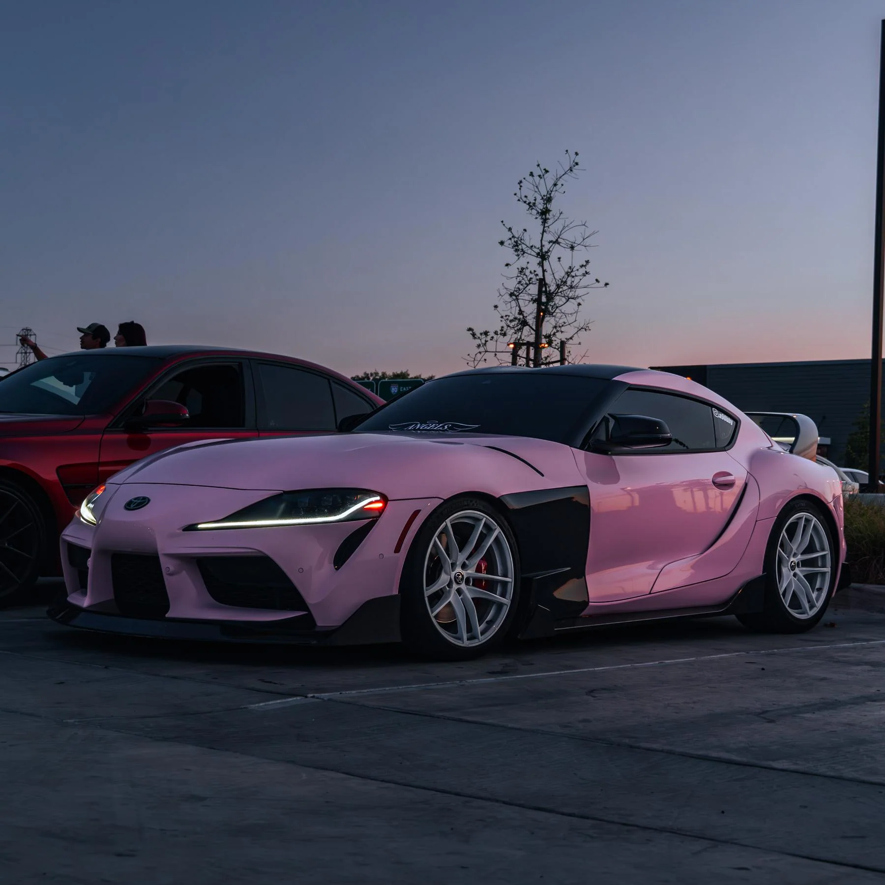 High Glossy Baby Pink Vinyl Wrap - Image 5