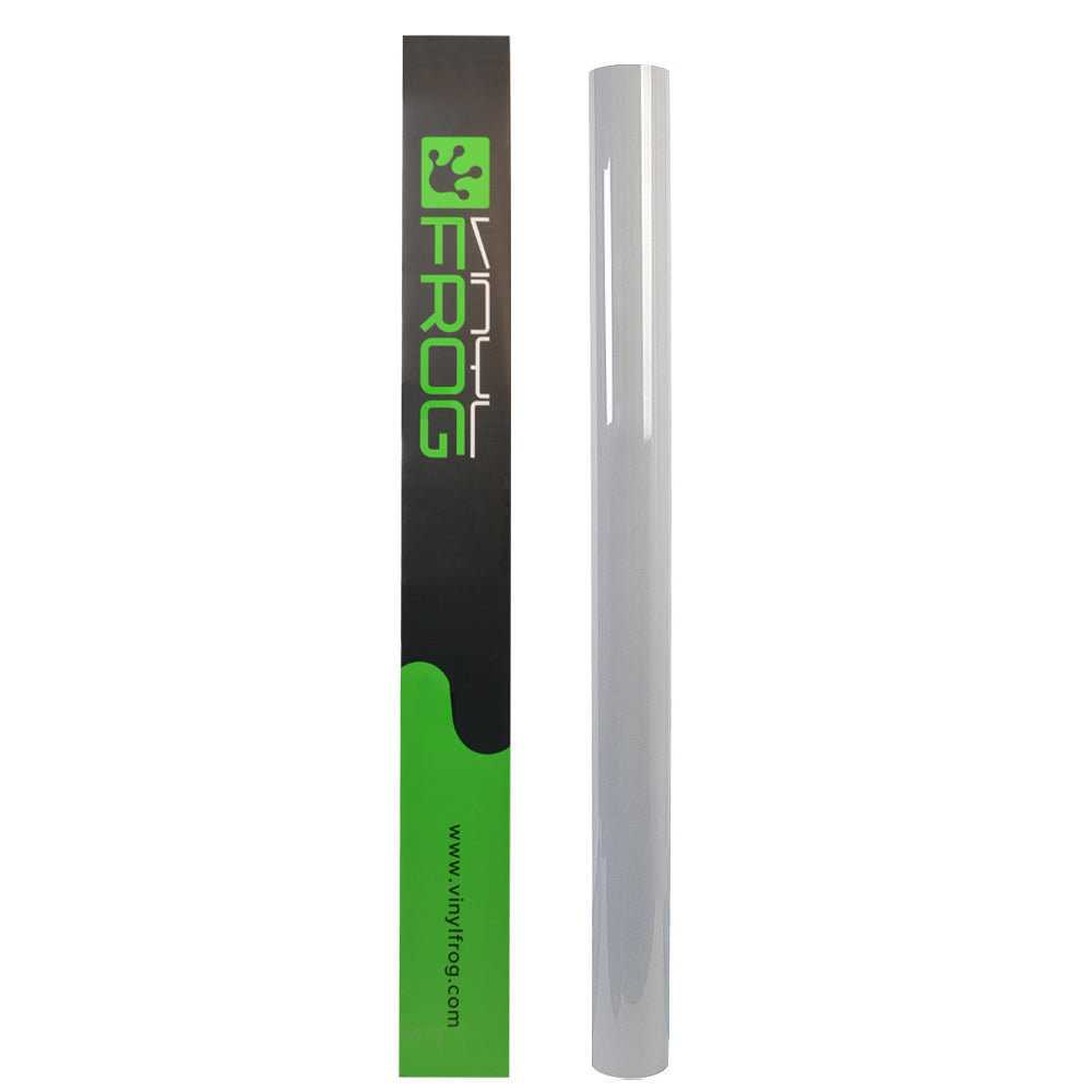 High Glossy Bright Gray Vinyl Wrap - Image 9