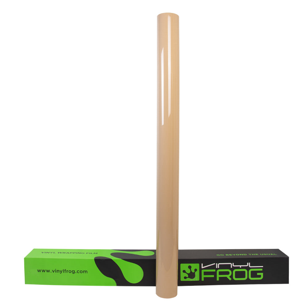 High Glossy Concord Buff Vinyl Wrap - Image 12