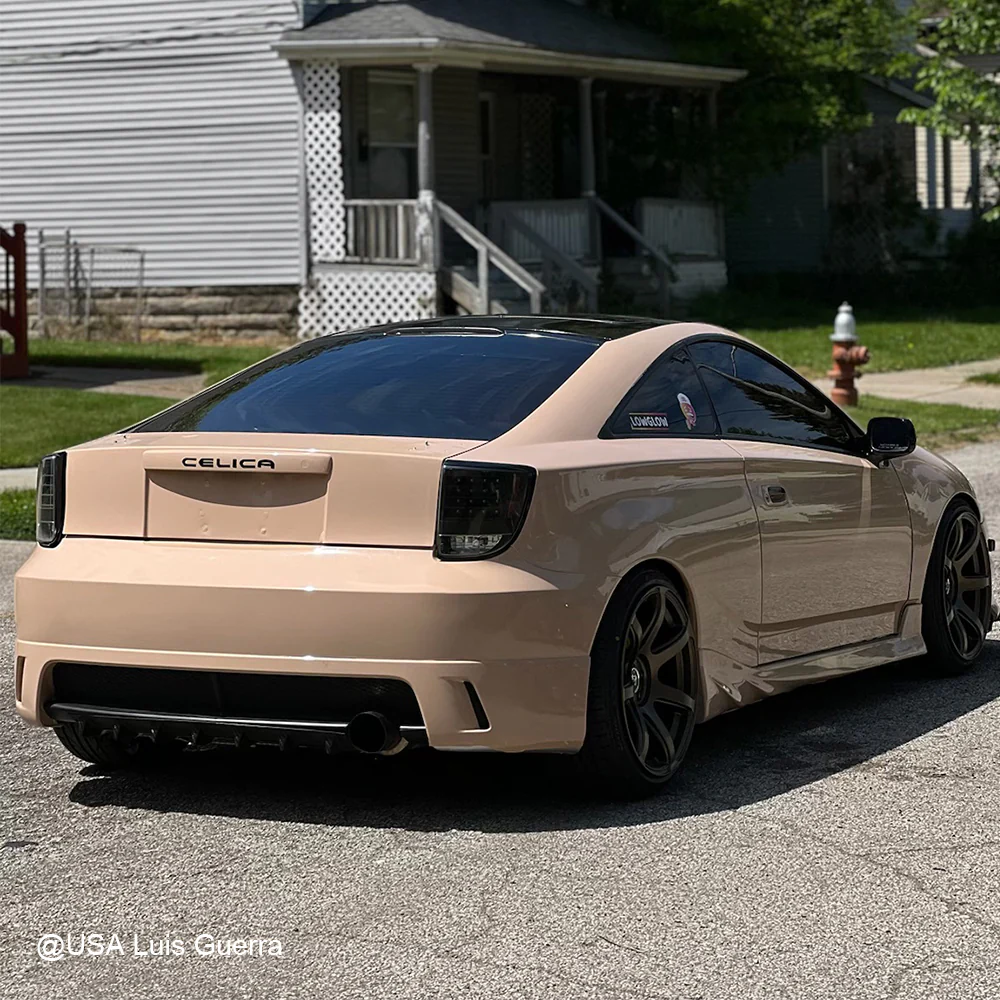 High Glossy Concord Buff Vinyl Wrap - Image 3
