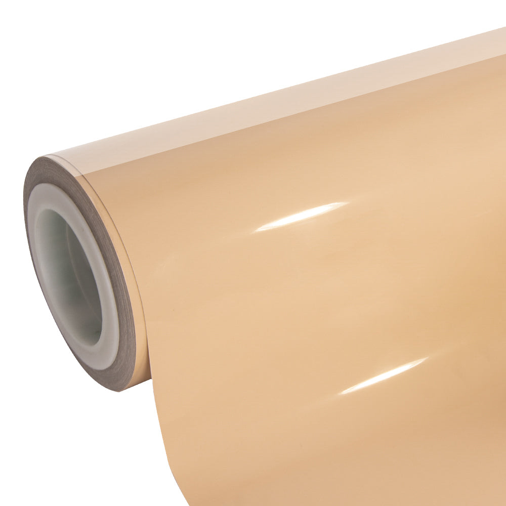 High Glossy Concord Buff Vinyl Wrap - Image 8
