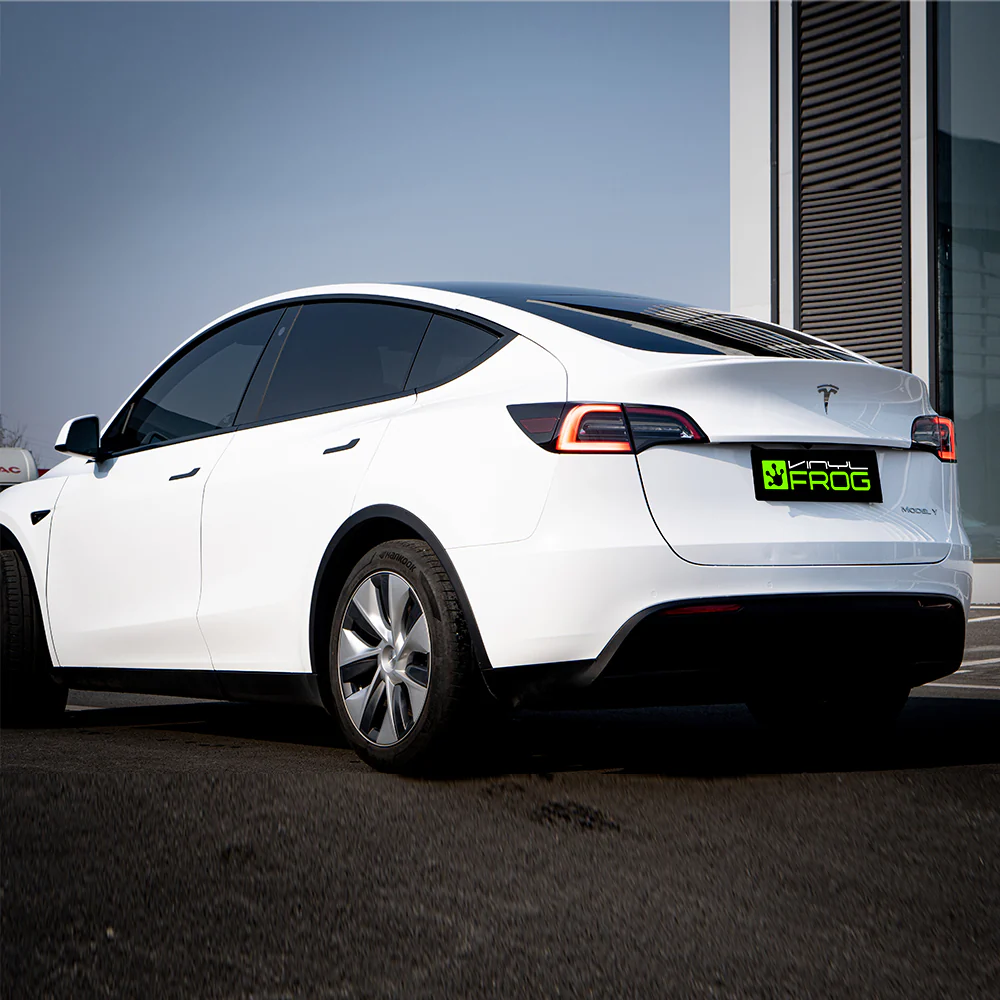 High Glossy Crystal White Vinyl Wrap - Image 6