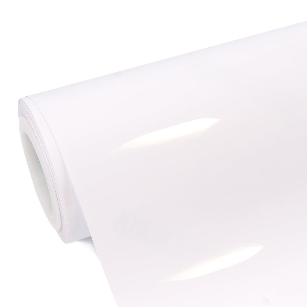 High Glossy Crystal White Vinyl Wrap - Image 8