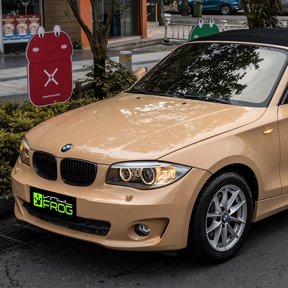 High Glossy Decent Burlywood / Sand Vinyl Wrap - Image 3