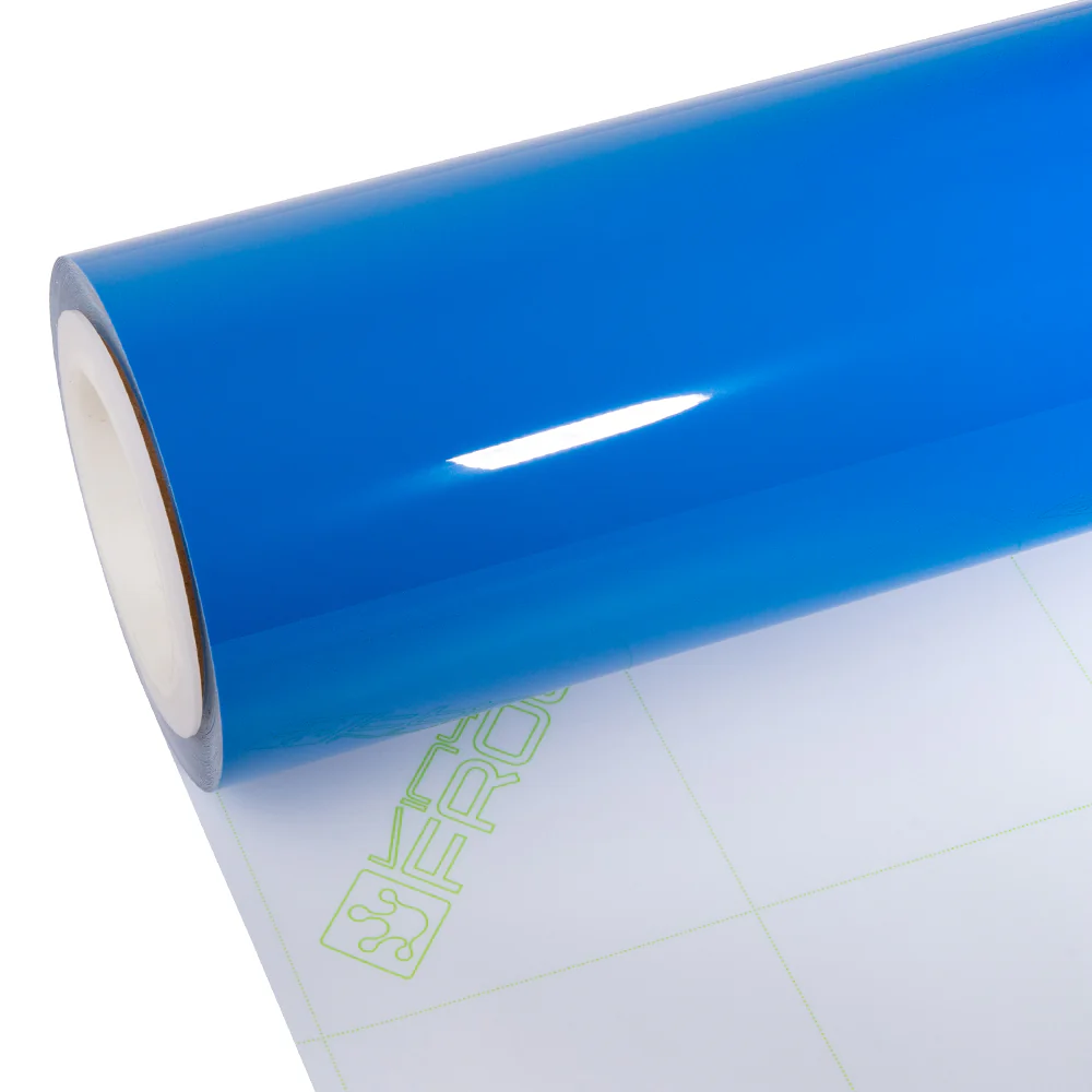 High Glossy Dodger Blue Vinyl Wrap - Image 10