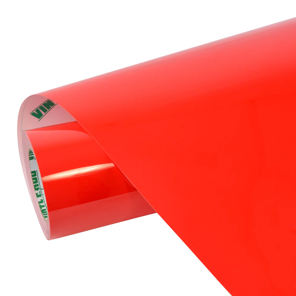 High Glossy Ferrari Red Vinyl Wrap - Image 6
